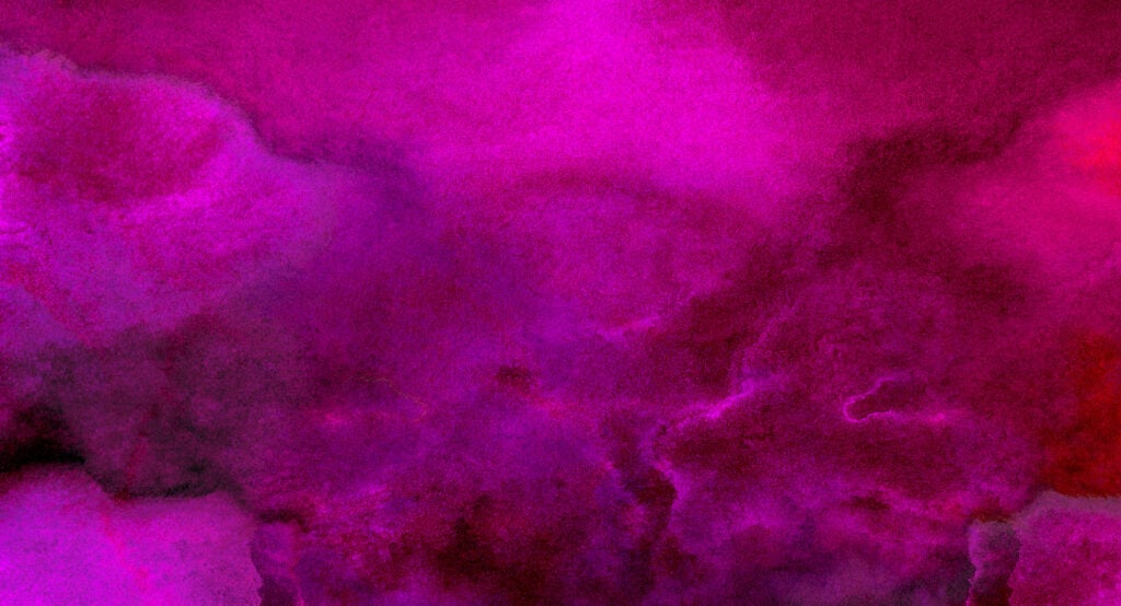 Dark pink watercolor paint
