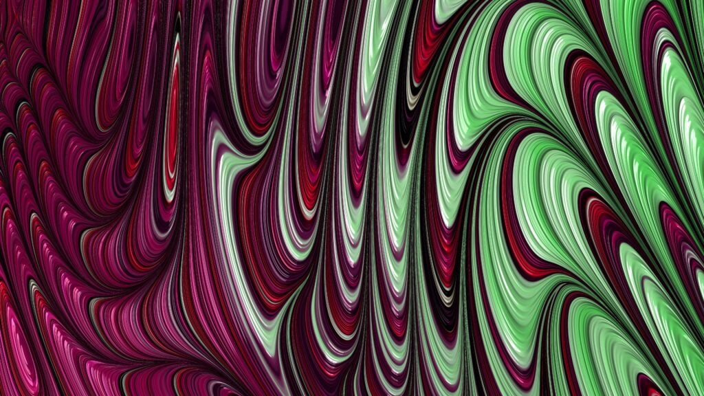 Design with abstract textured swirl pattern.