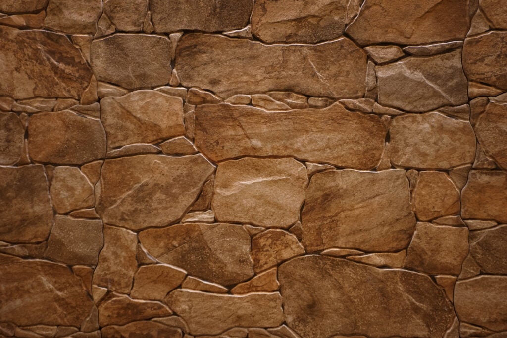 Brown rock wall texture