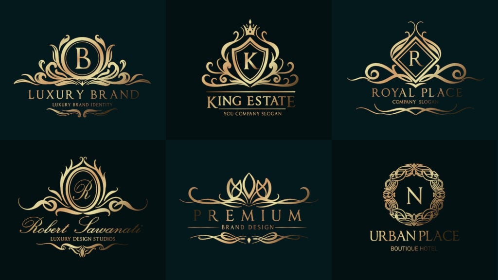 Gold logo design examples