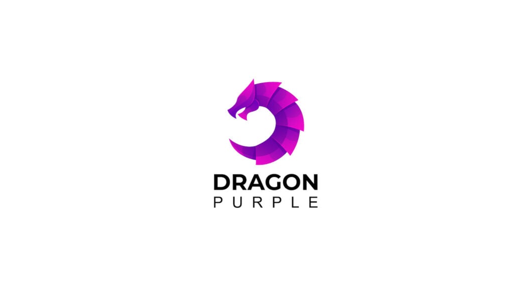 Purple dragon logo