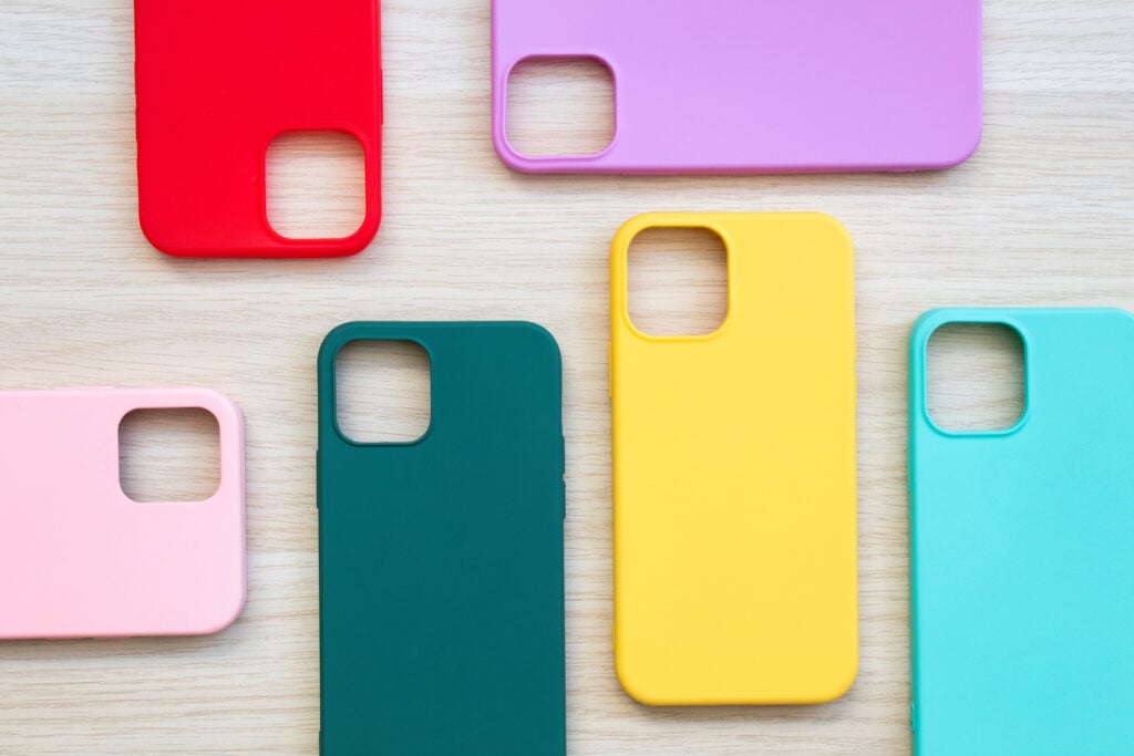 Colorful 2010s phone cases