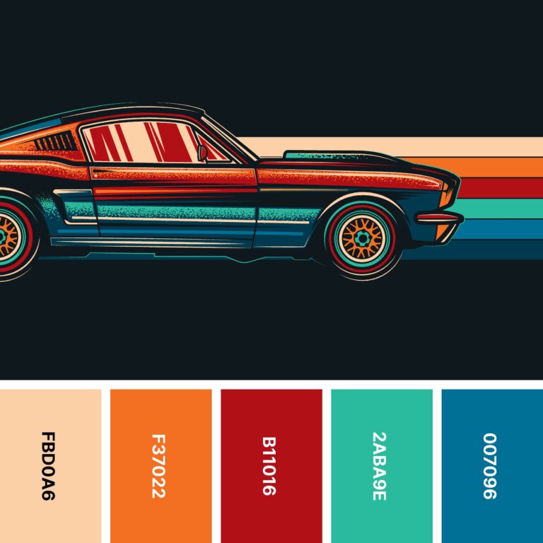 31 Retro Color Palettes for Throwback Designs | Color Meanings