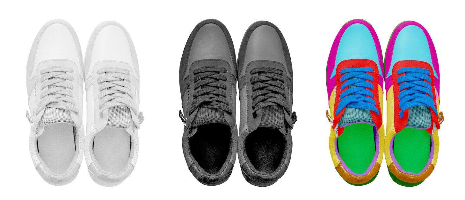 forces shoes that change color