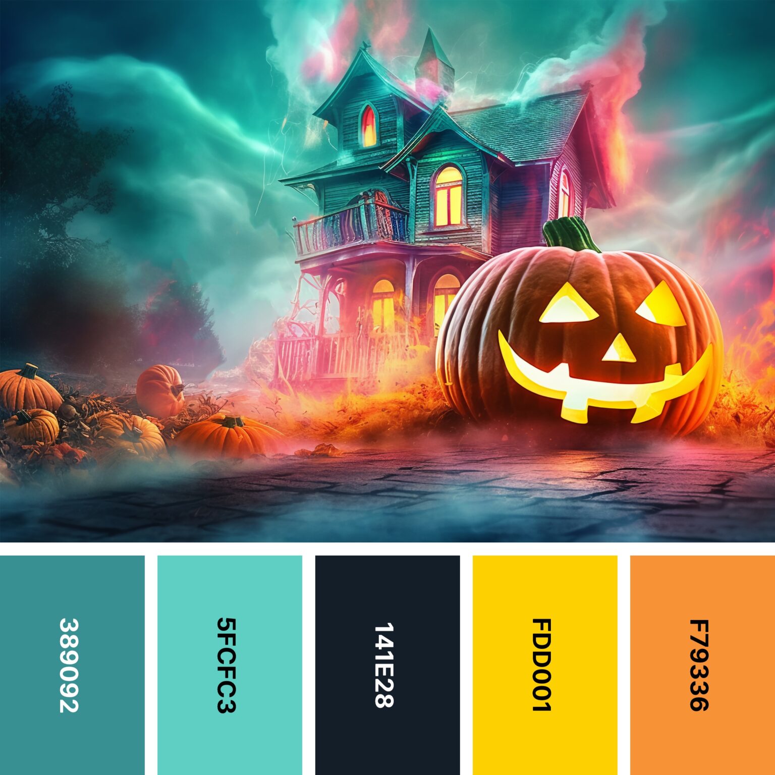 32 halloween color palettes for spooky designs color meanings