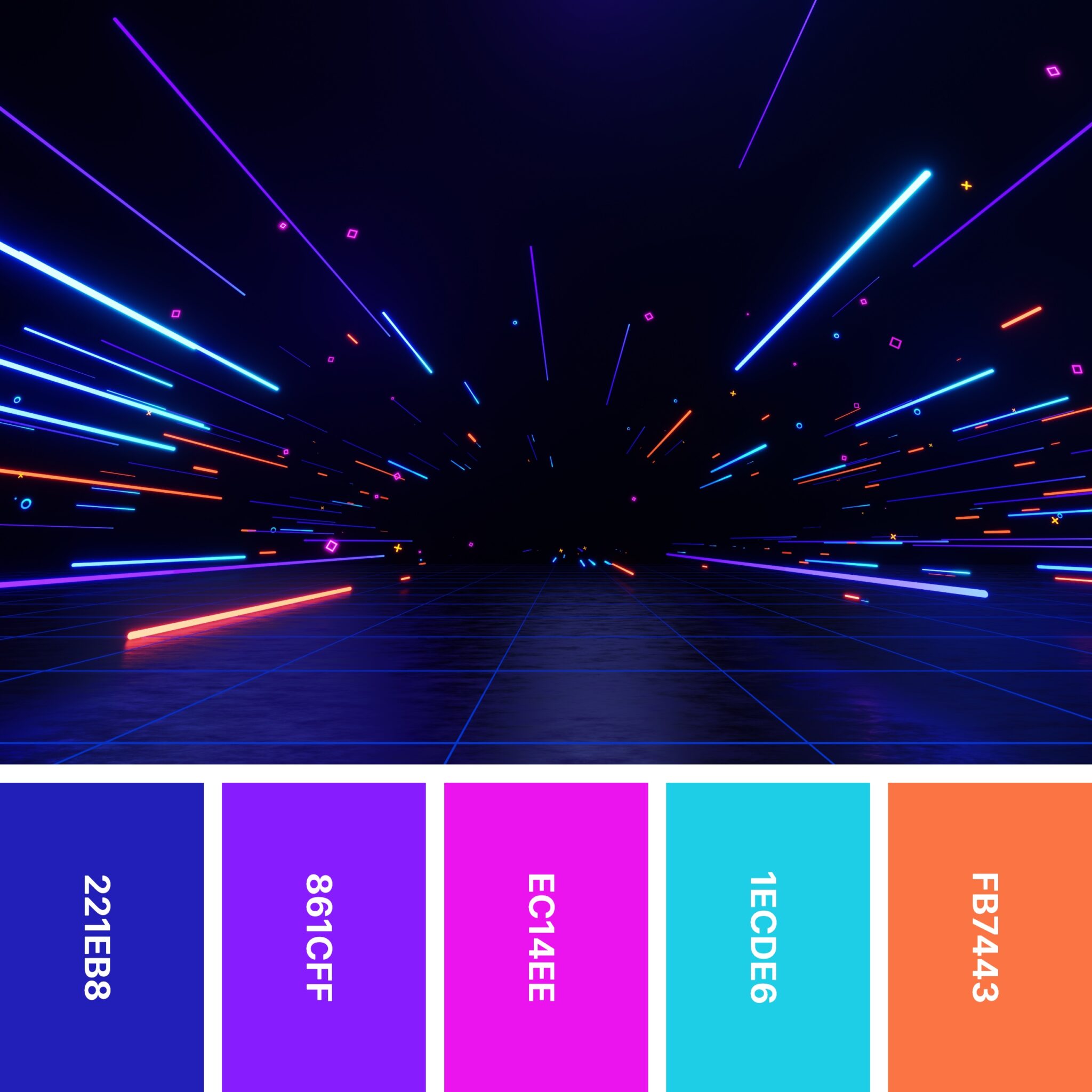 Neon Color Palette Neon Color Palette