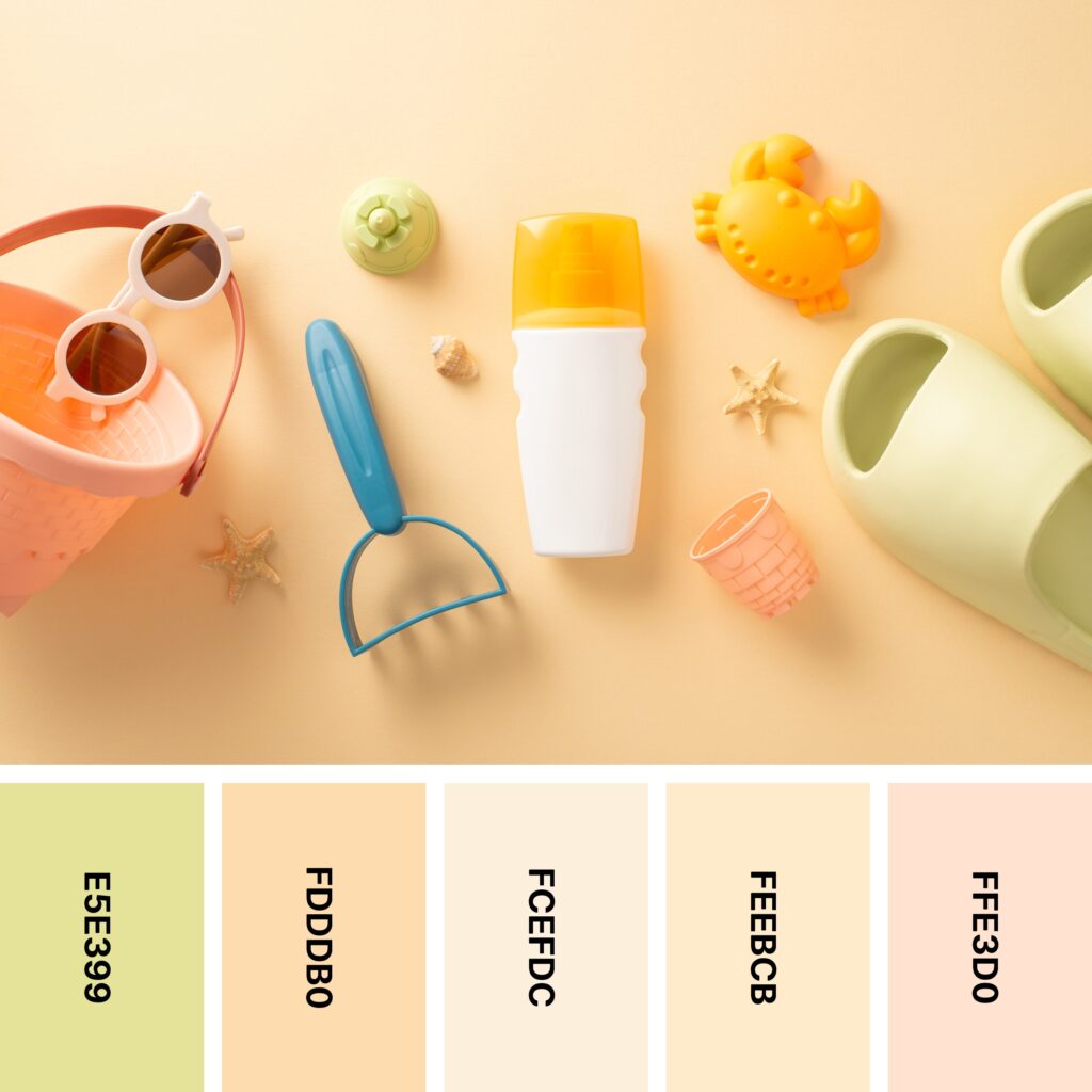 Beach Day color palette