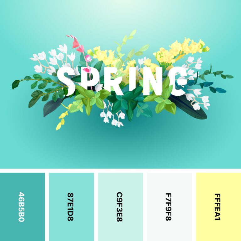 30 Spring Color Palettes for Fresh Designs | Color Meanings