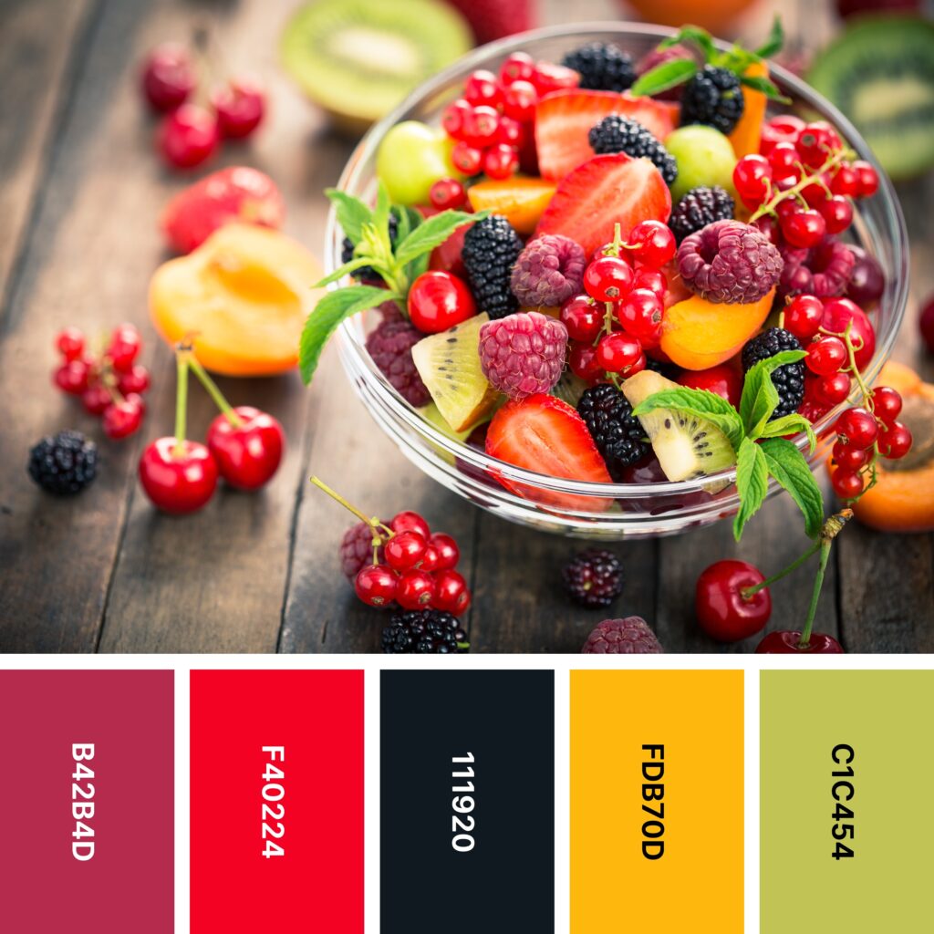 Fruit Cup color palette