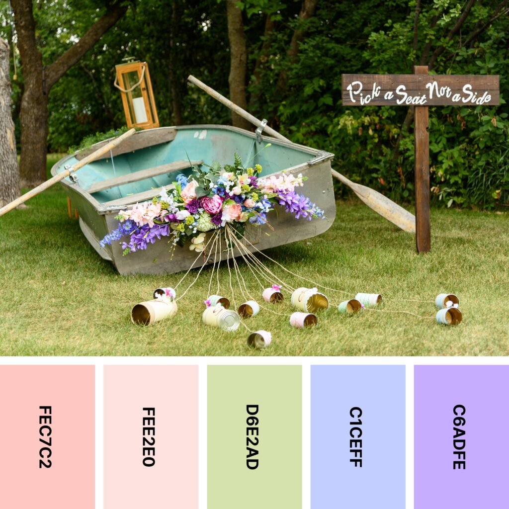 Dockside Bouquet color palette