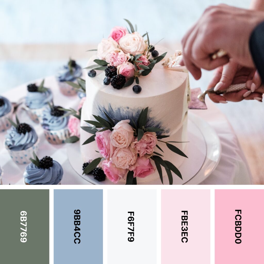 Rosy Glow color palette