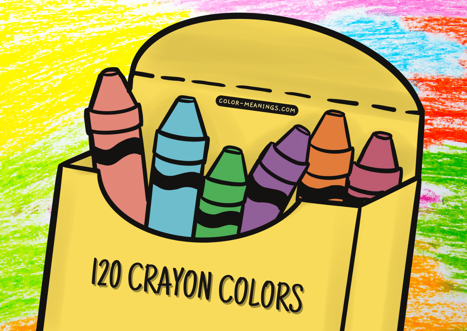 Crayola Crayons 120 Ct. - Red, Yellow, Blue, Copper