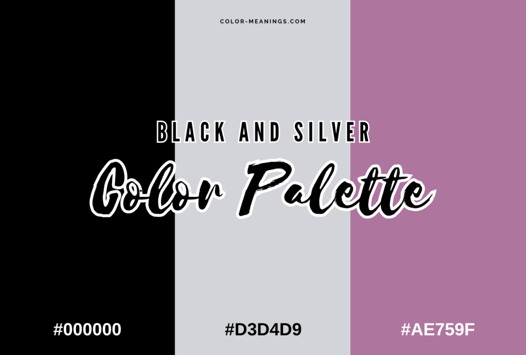 Black and Silver Color Palette