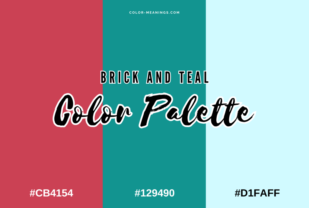 Brick and Teal Color Palette