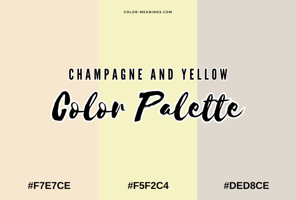 Champagne and Yellow Color Palette