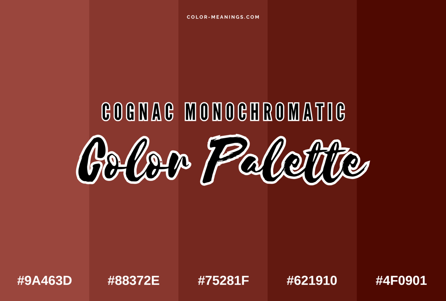 40 Monochromatic Color Palettes for Minimalistic Designs | Color Meanings