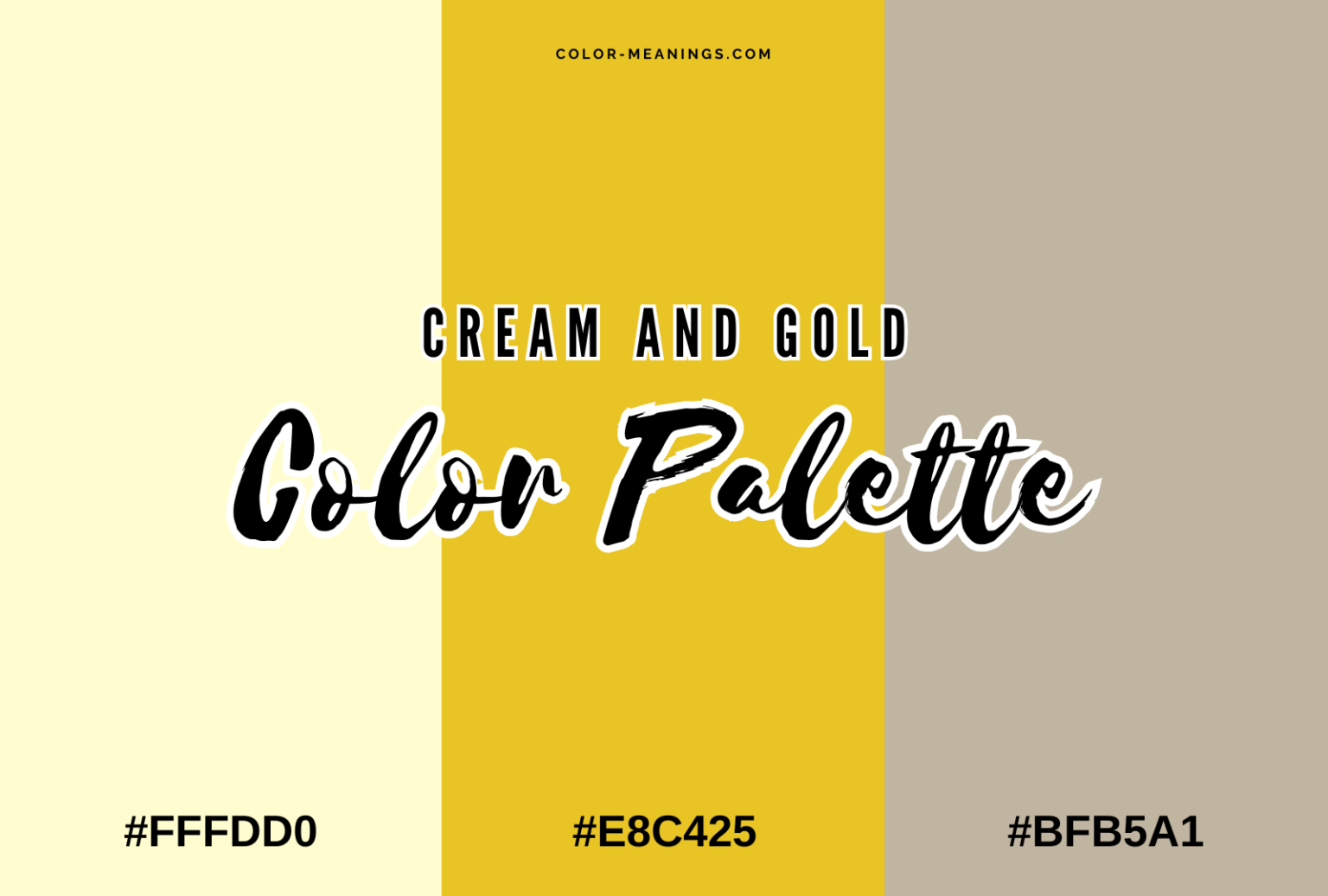 27 Colors That Go With Gold (Color Palettes) | Color Meanings