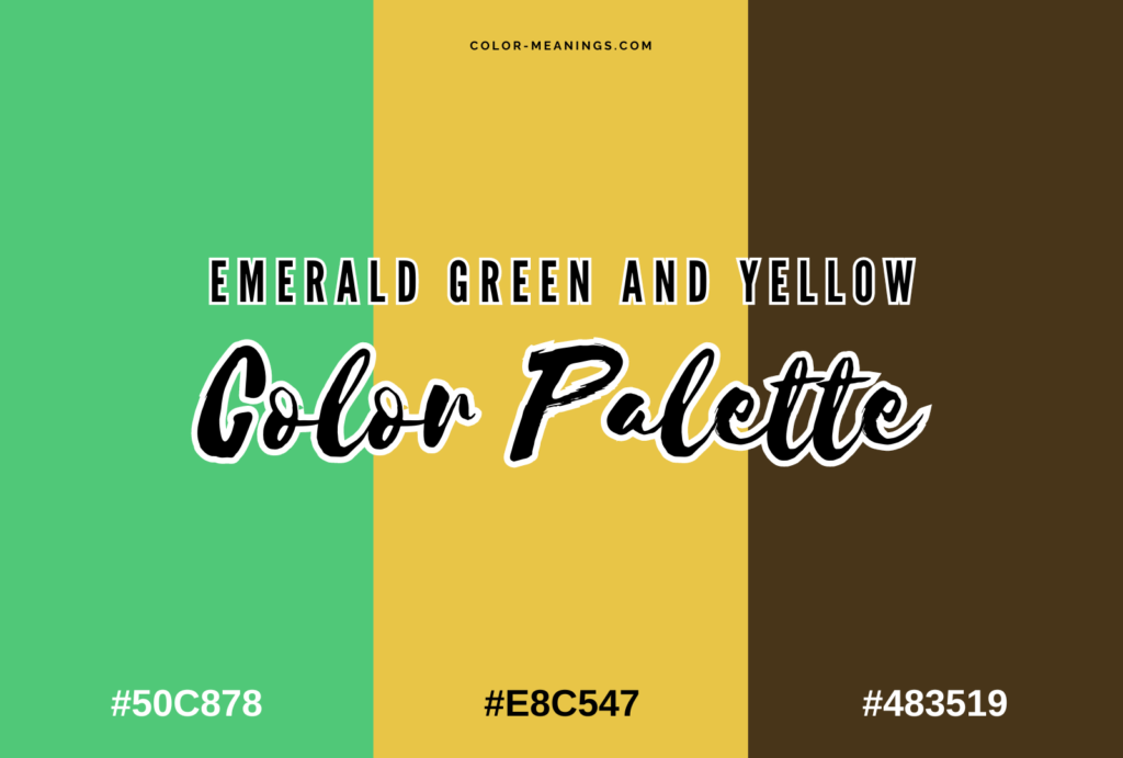 Emerald Green and Yellow Color Palette