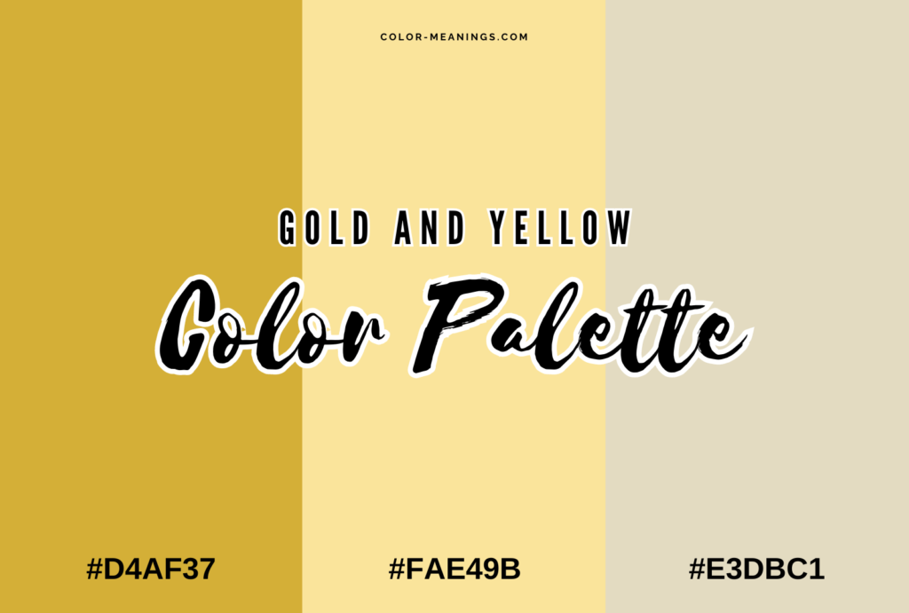 Gold and Yellow Color Palette