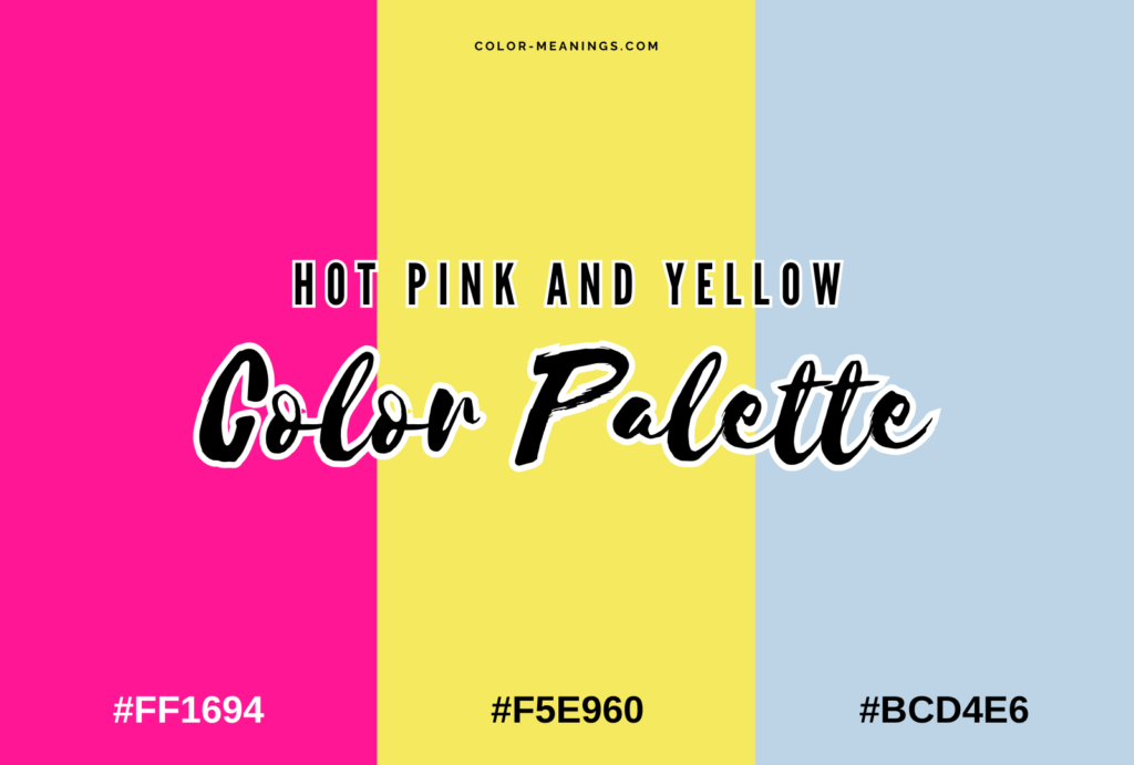 Hot Pink and Yellow Color Palette