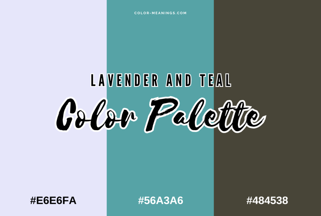 Lavender and Teal Color Palette