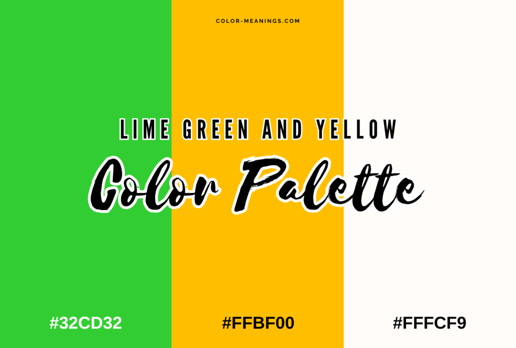 Lime Green and Yellow Color Palette