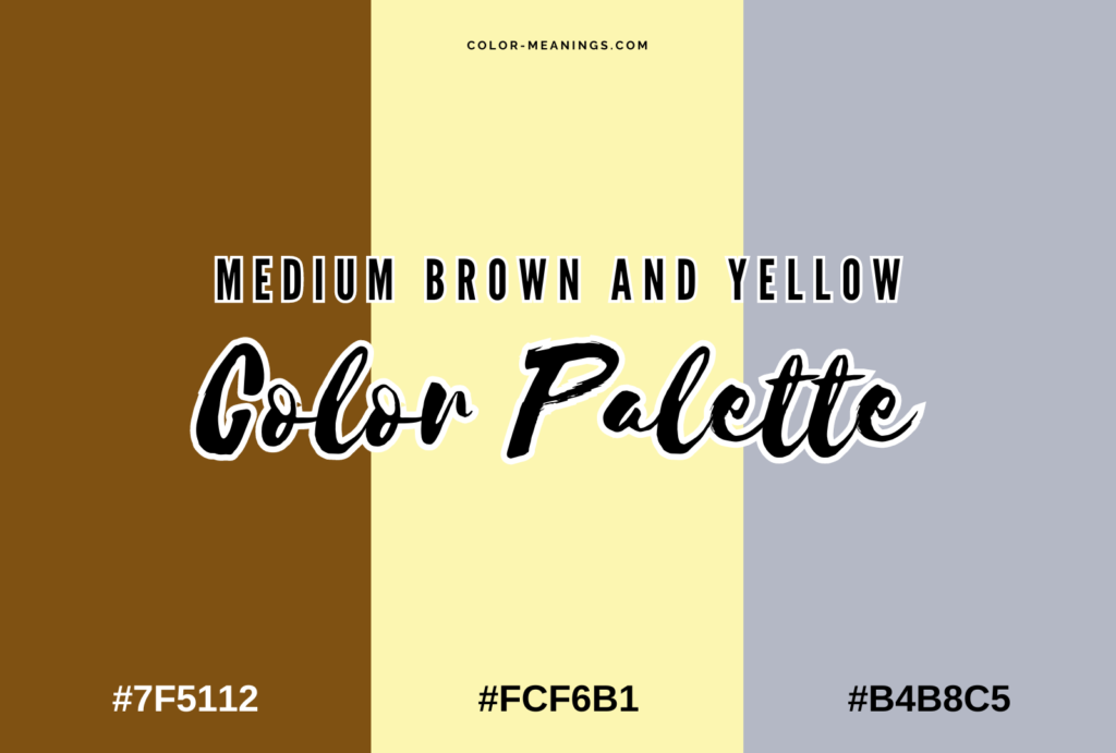 Medium Brown and Yellow Color Palette