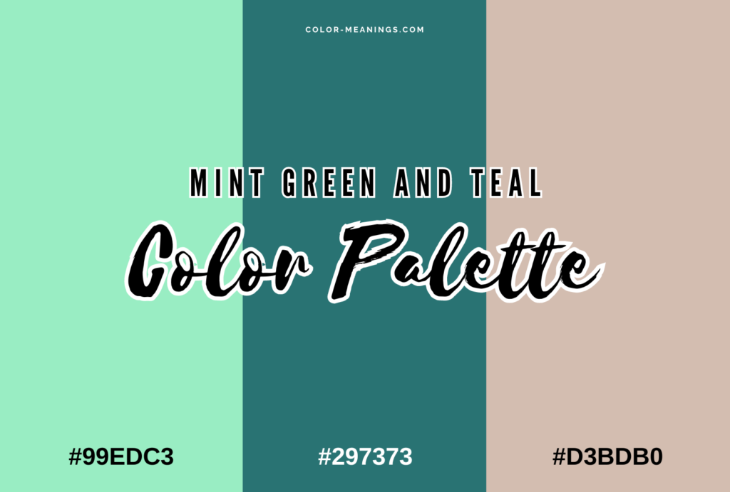 Mint Green and Teal Color Palette