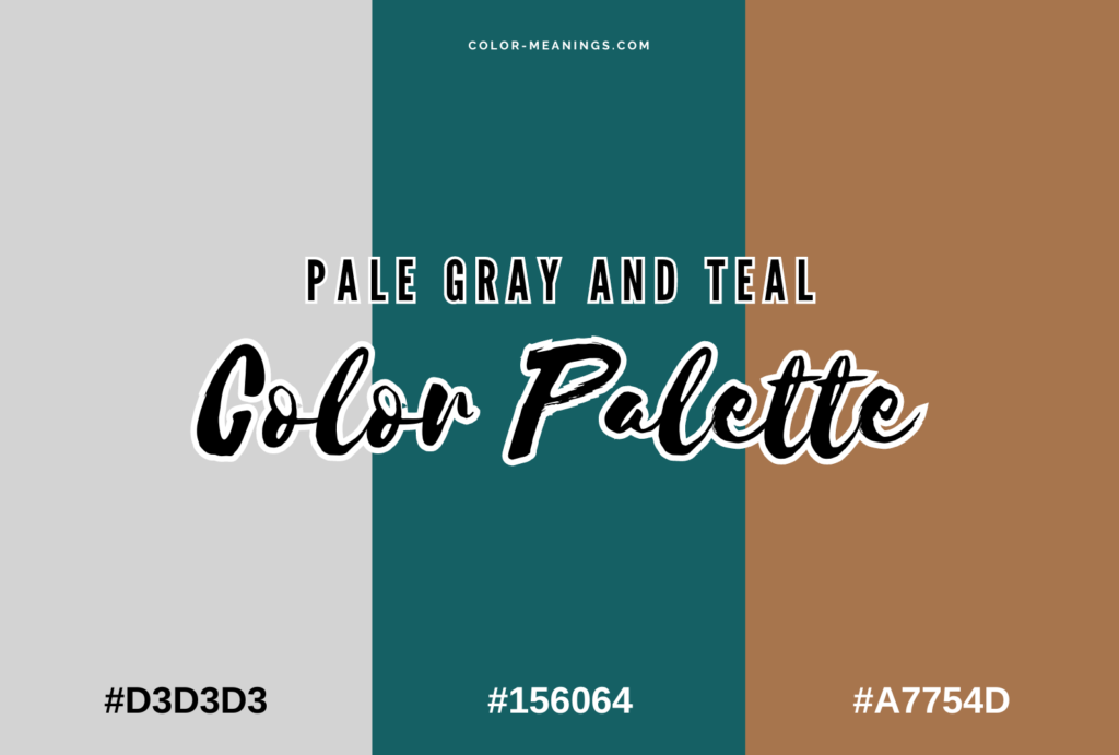 Pale Gray and Teal Color Palette