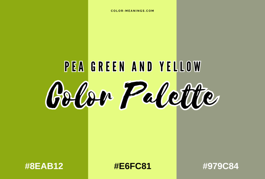 Pea Green and Yellow Color Palette