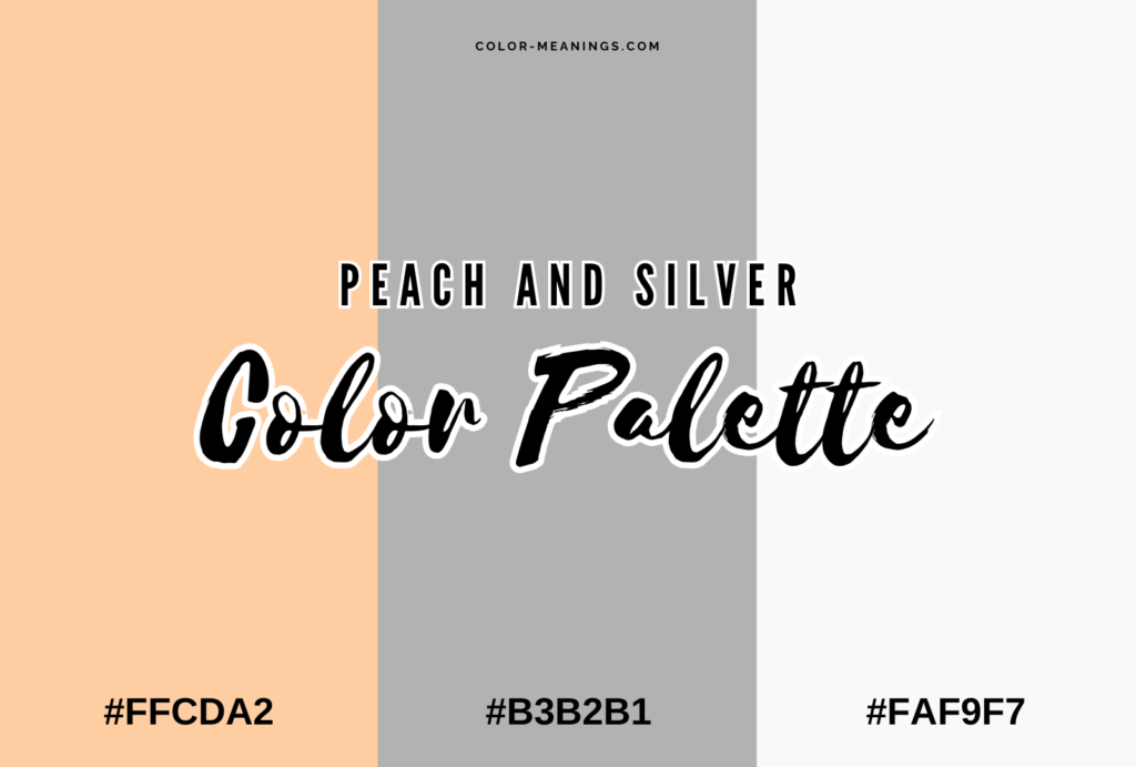 Peach and Silver Color Palette