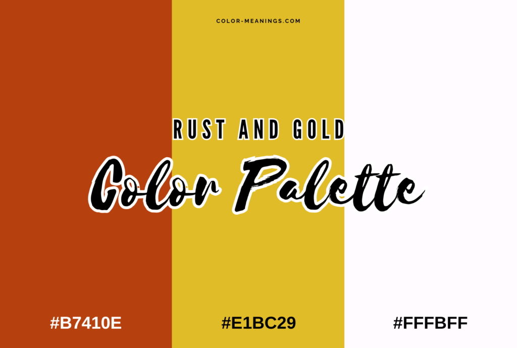 Rust and Gold Color Palette
