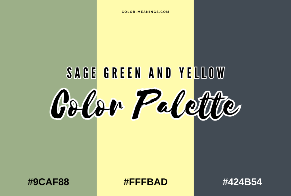 Sage Green and Yellow Color Palette