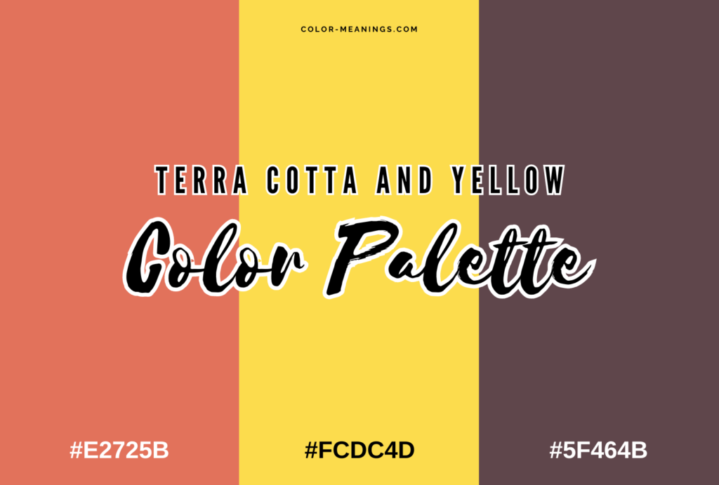 Terra Cotta and Yellow Color Palette