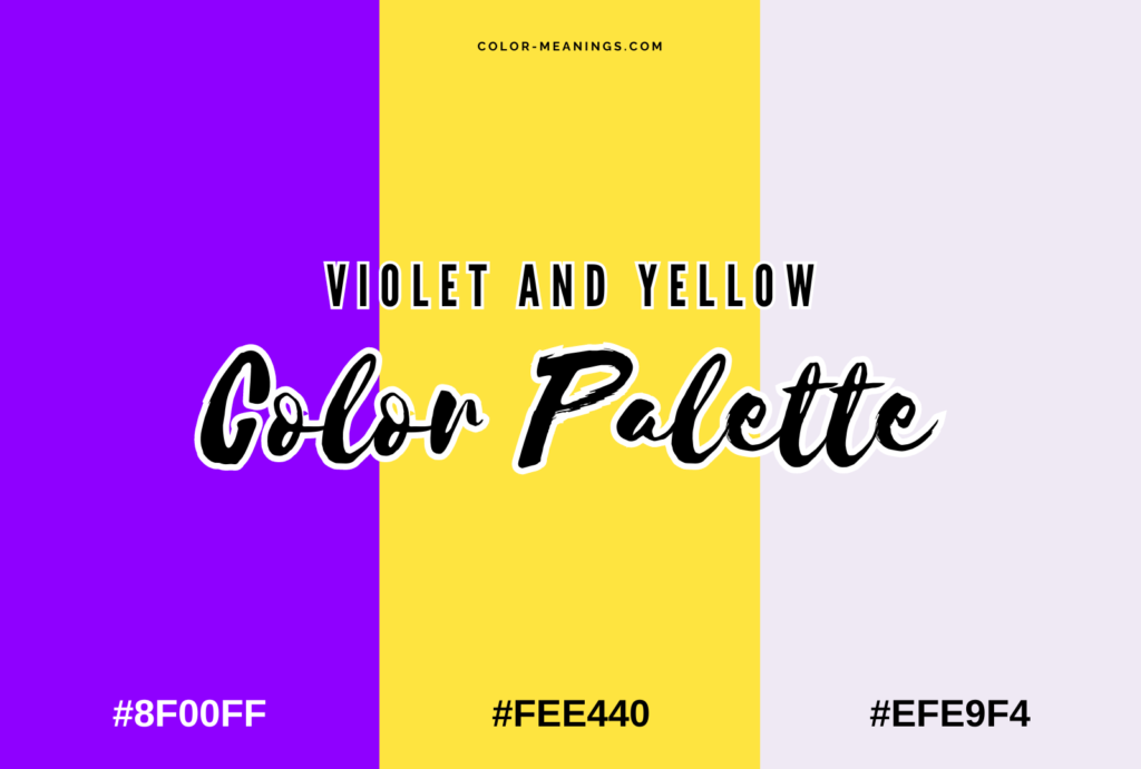 Violet and Yellow Color Palette