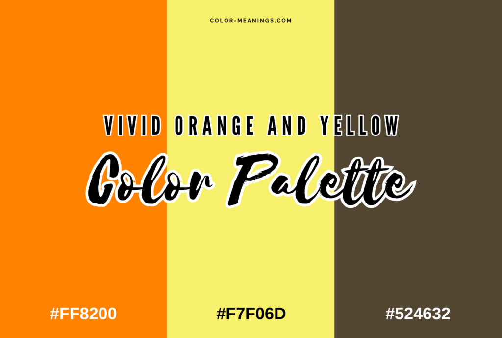 Vivid Orange and Yellow Color Palette