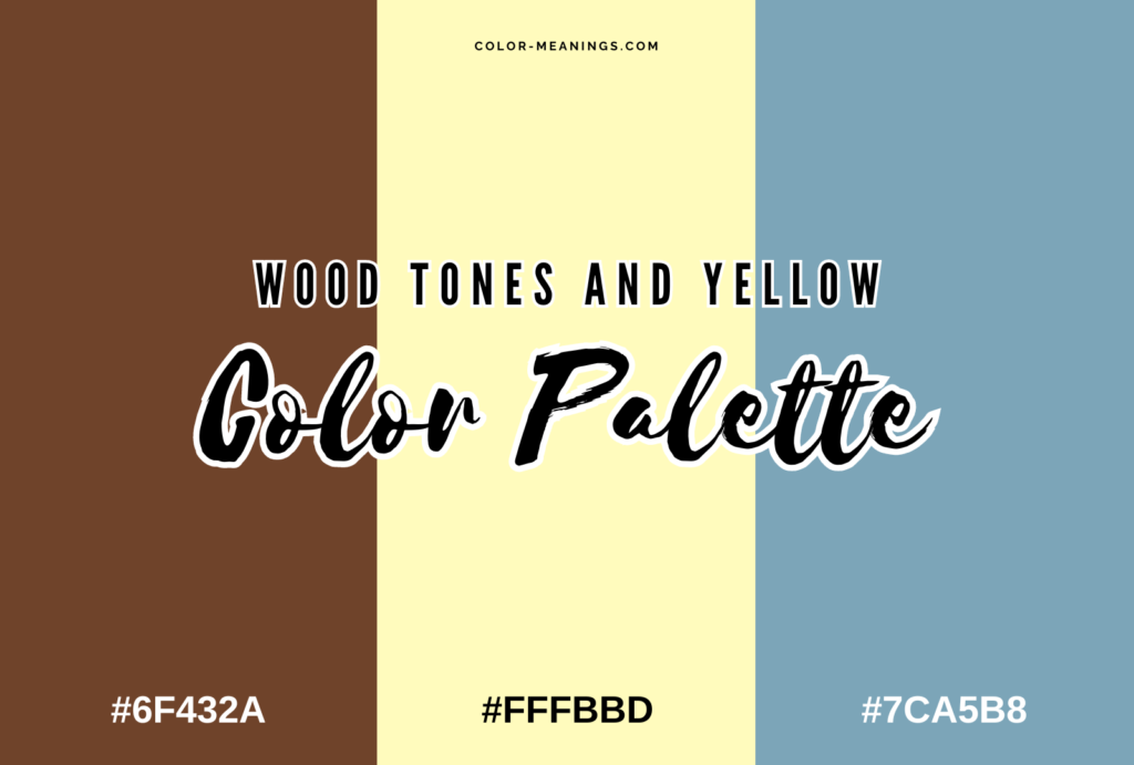 Wood Tones and Yellow Color Palette