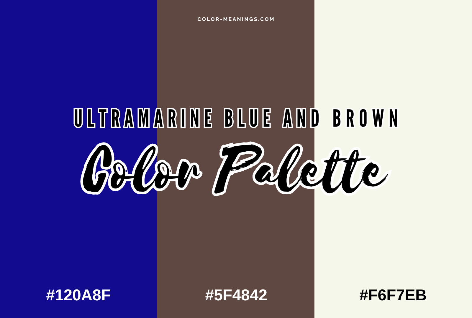 Ultramarine Blue and Earthy Brown: Harmonizing Contrast in Design and Art