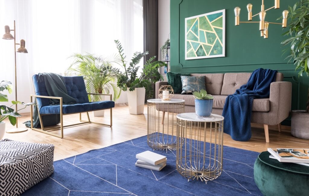 Room design with color harmony