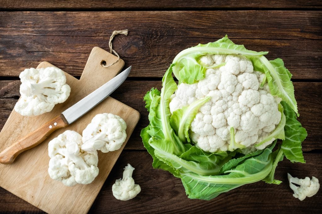 Cauliflower is one of the relatively few white vegetables in the world.