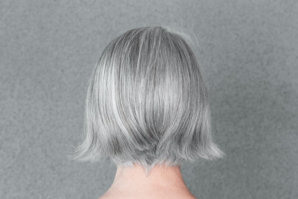 Some people believe that hair turns gray due to stress, but that isn't the case.