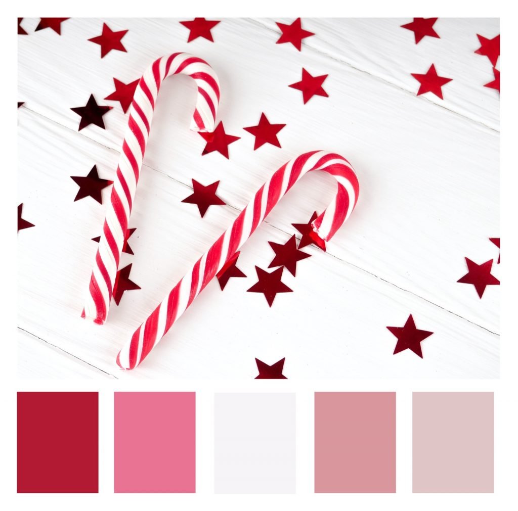 Classic Red and White Color Palette