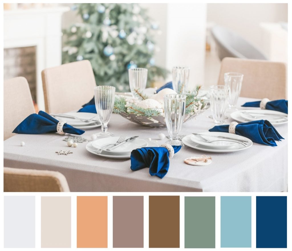 Earthy Colors With a Touch of Blue Color Palette