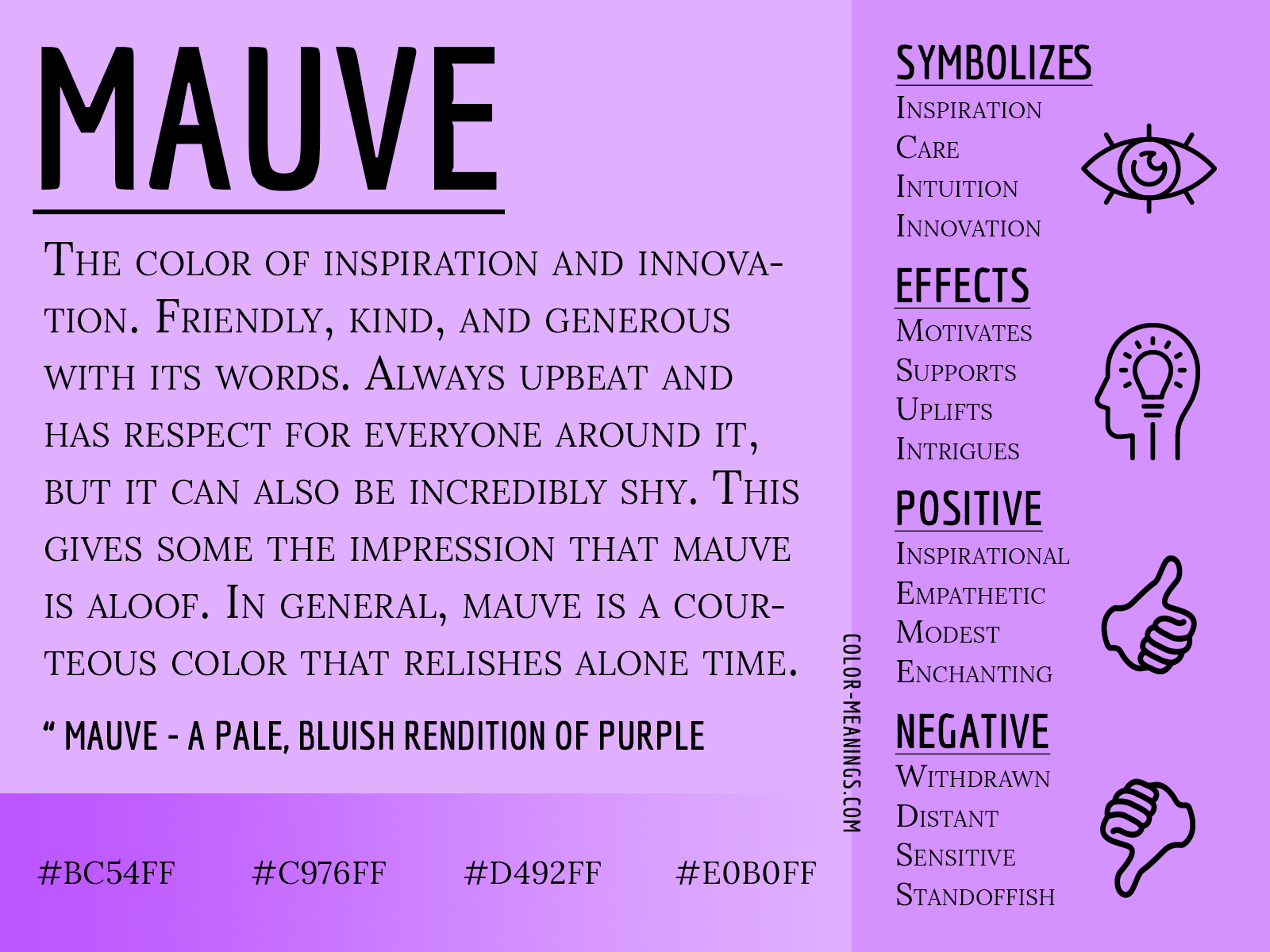 Mauve Color Meaning: The Color Mauve ...