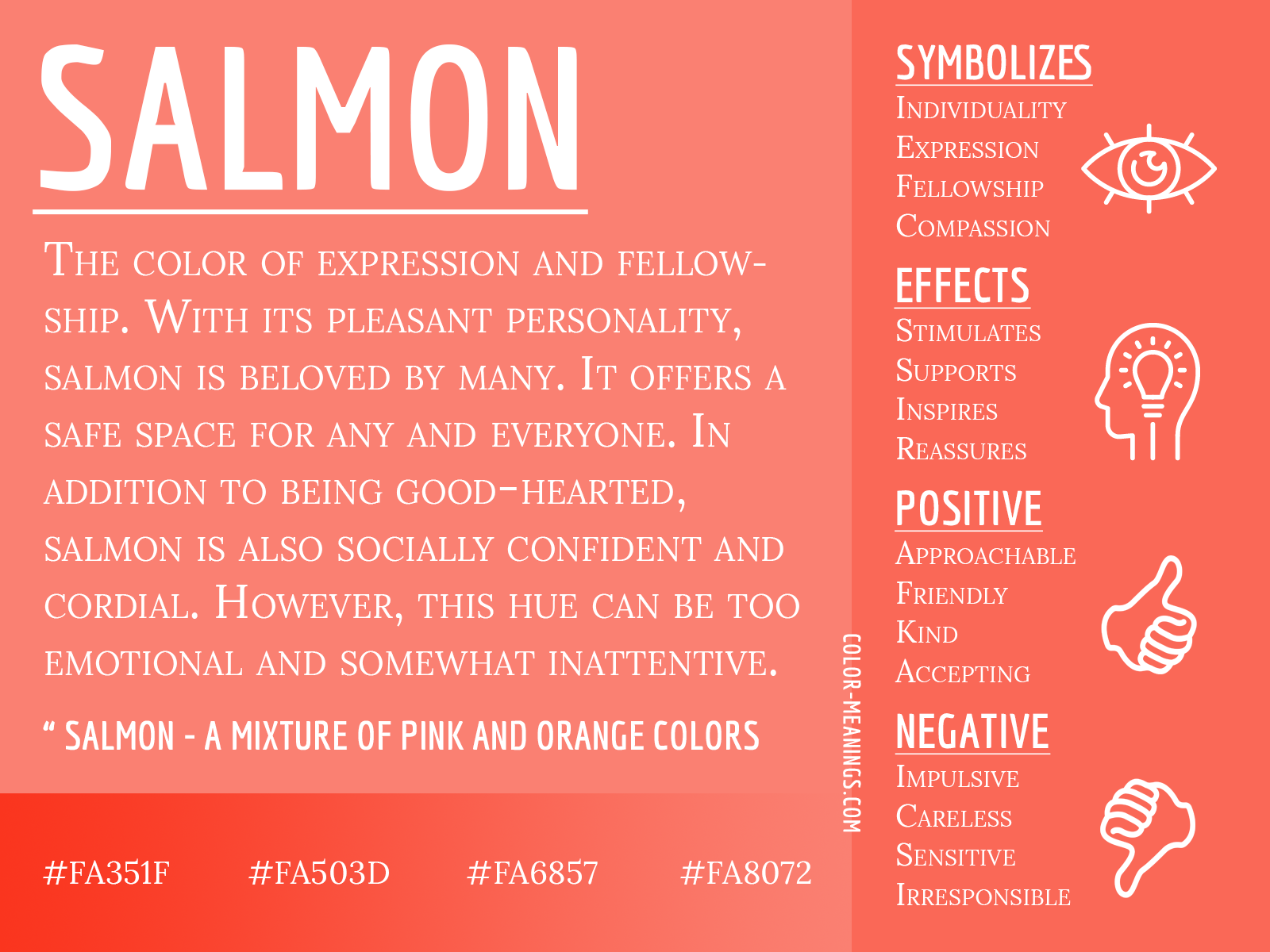 Salmon Color Meaning: The Color Salmon Symbolizes Expression and