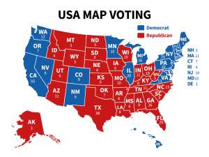 True Three Color Voting Map What Do Different Colors Mean in American Politics? | Color Meanings