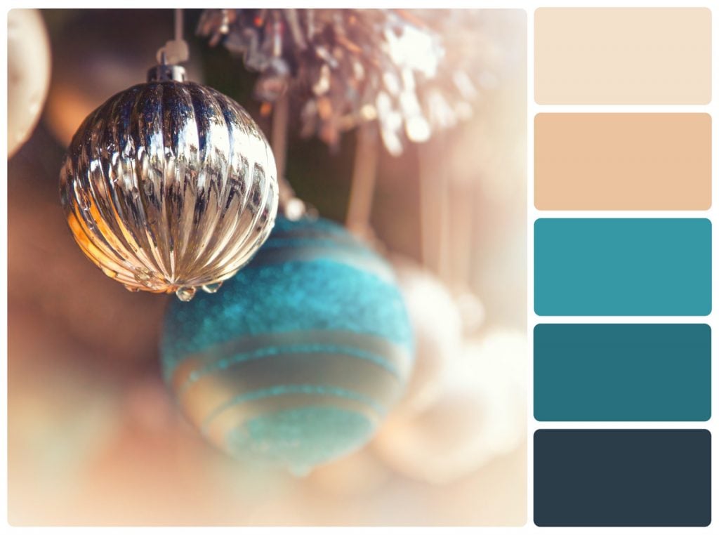 A Teal-tastic Christmas Color Palette