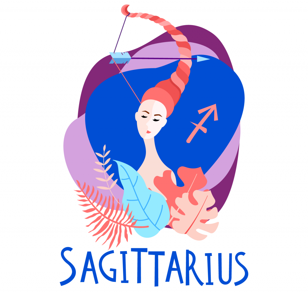 Illustration of zodiac sign Sagittarius